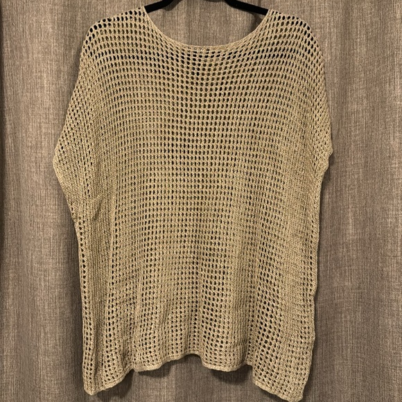 Eileen Fisher mesh top - Picture 2 of 4